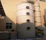 500 Mm Smoke Extraction System , Fume Scrubber System For Hot Dip Galvanized Line