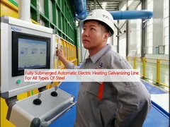 Fully Submerged Automatic Electric Heating Galvanizing Line For All Types Of Steel
