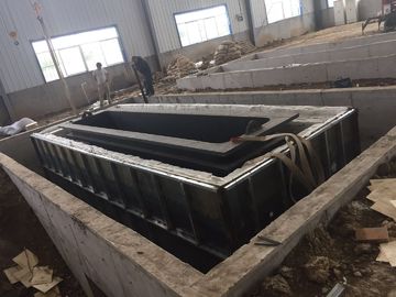 Durable Hot Dip Galvanizing Line 7.0x1.2x2.2m Zinc Tank With Environmental Protection System